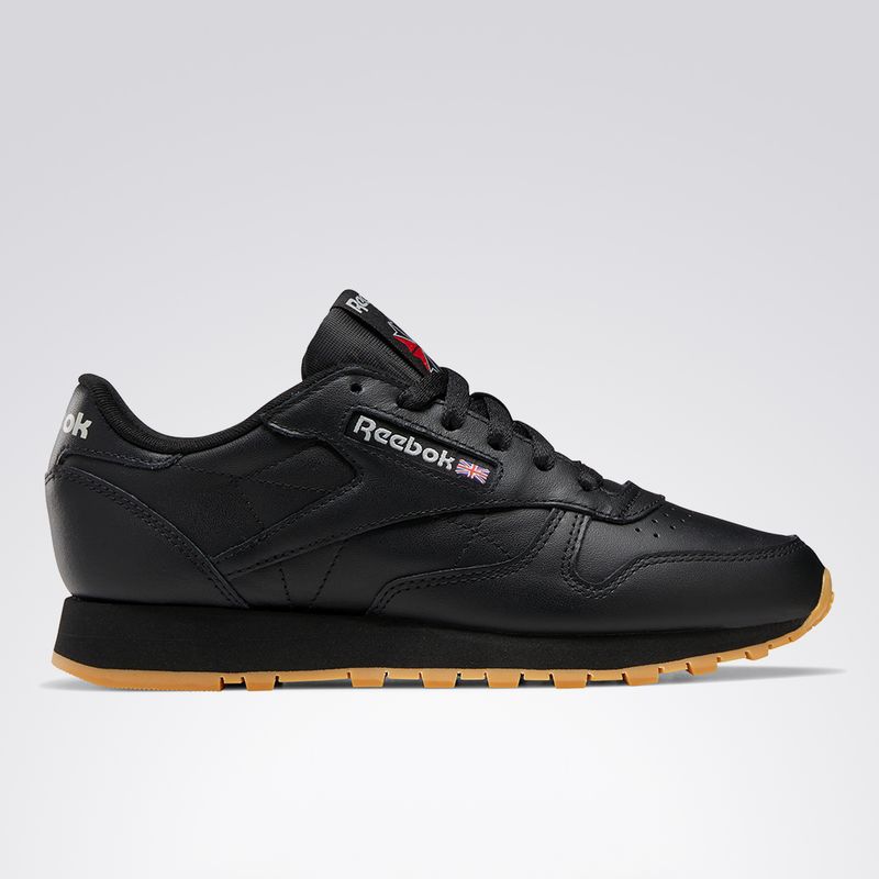 Tenis reebok hot sale couro preto