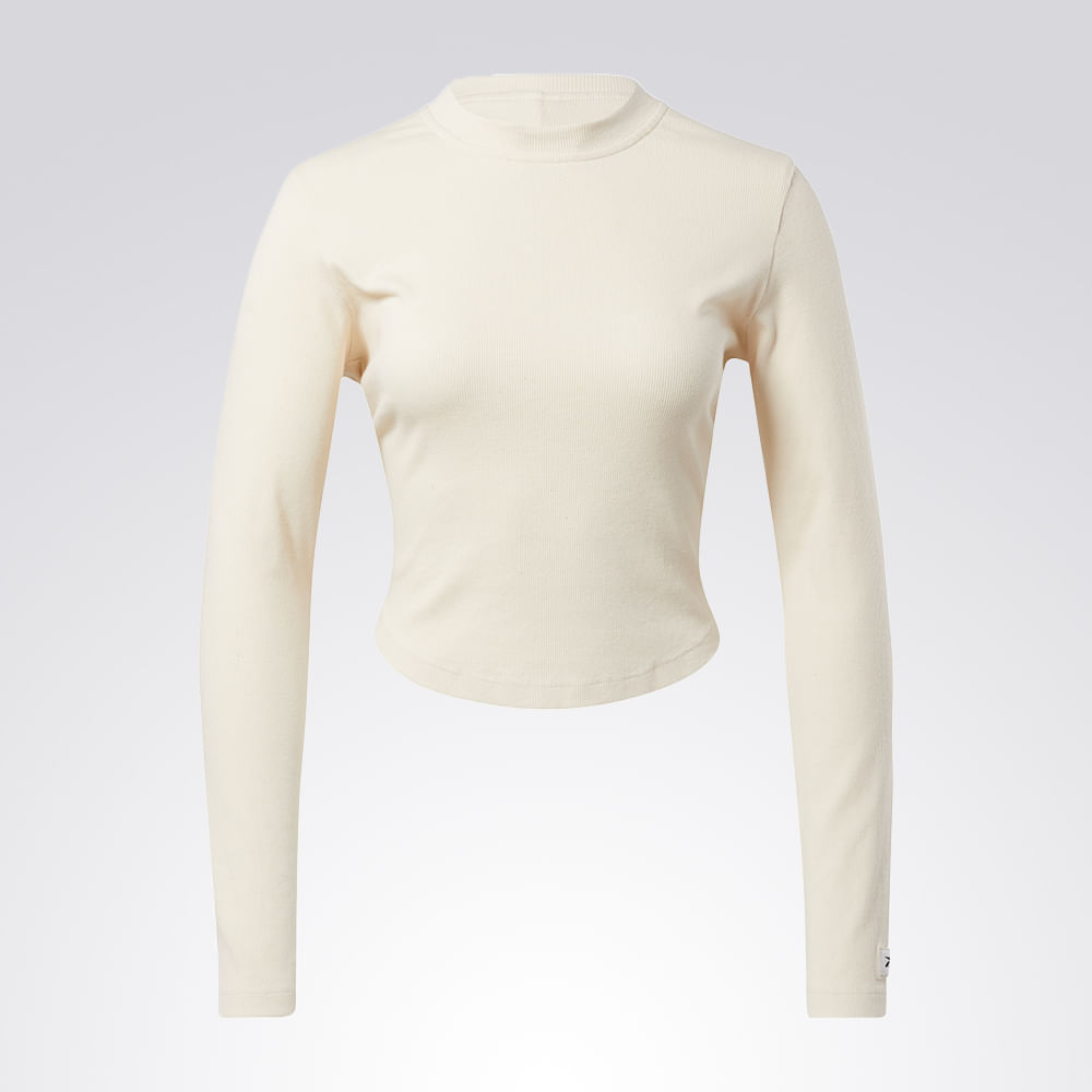 Camiseta Reebok Rib Top Clássico Feminino