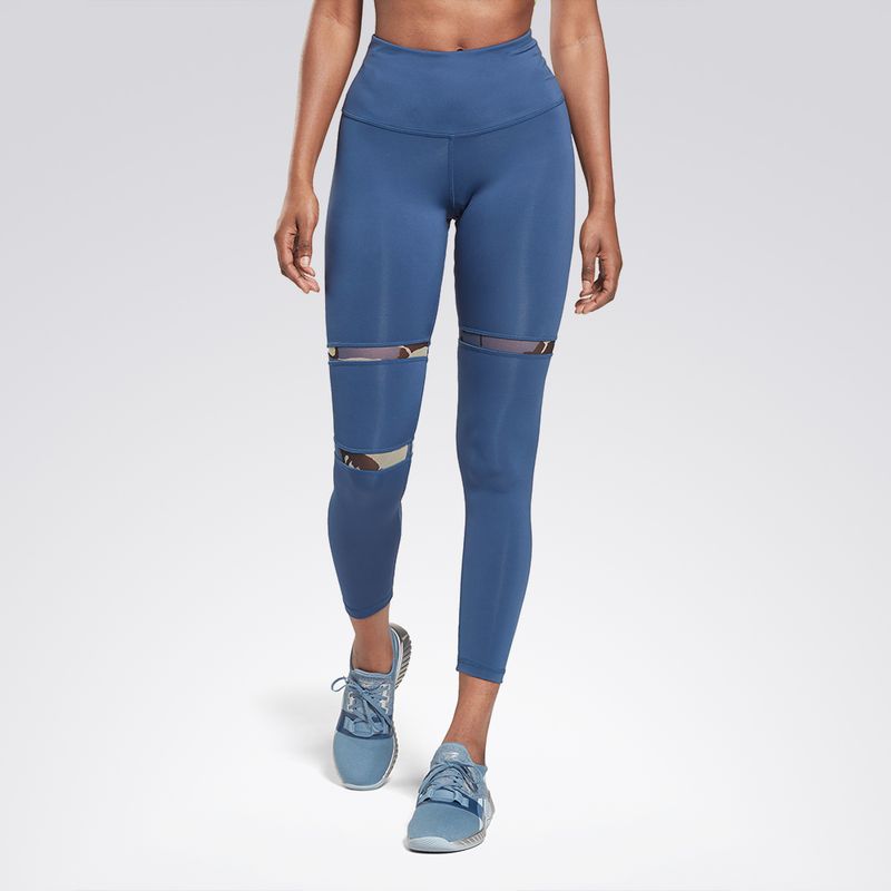 Leggings adidas - Azul - Leggings Ginásio Mulher