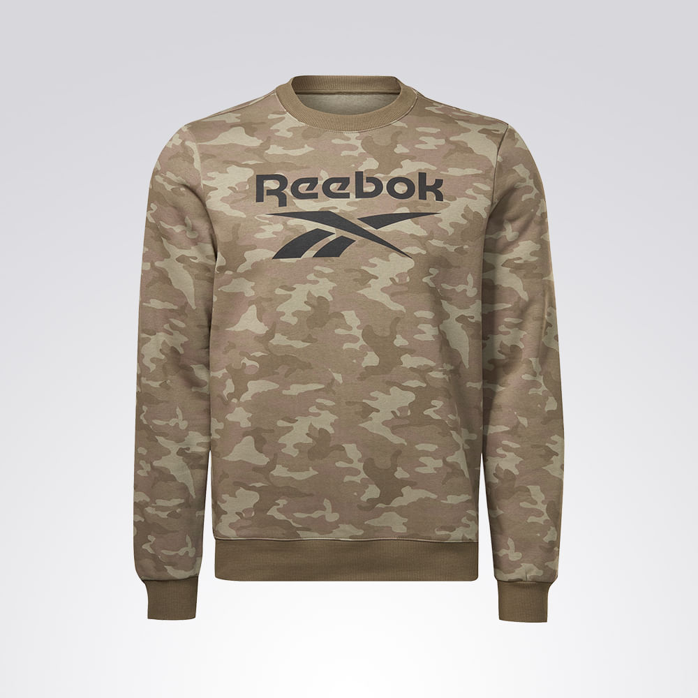 Blusa Reebok Camo Crew Masculino