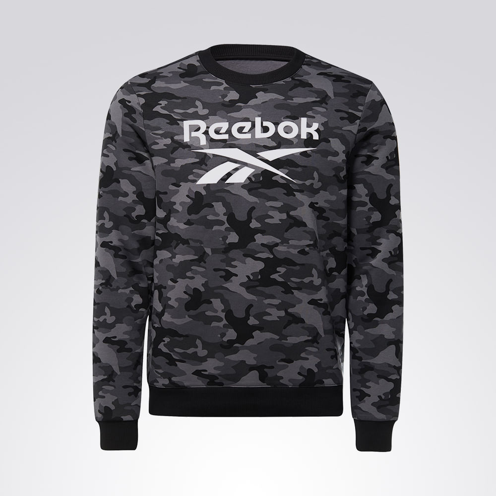 Blusa Reebok Camo Crew Masculino