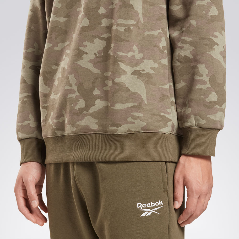 Blusa Reebok Camo Crew Masculino