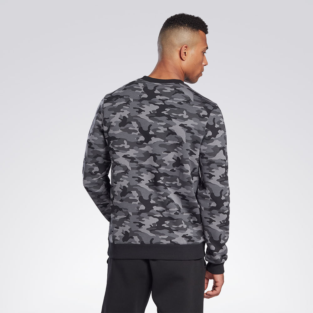 Blusa Reebok Camo Crew Masculino