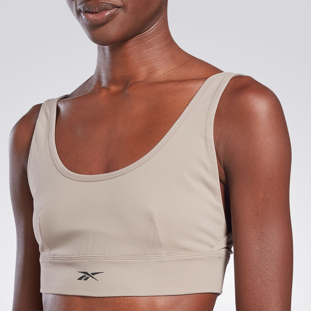 Top Reebok Treino Baixo Impacto Minimalista Feminino