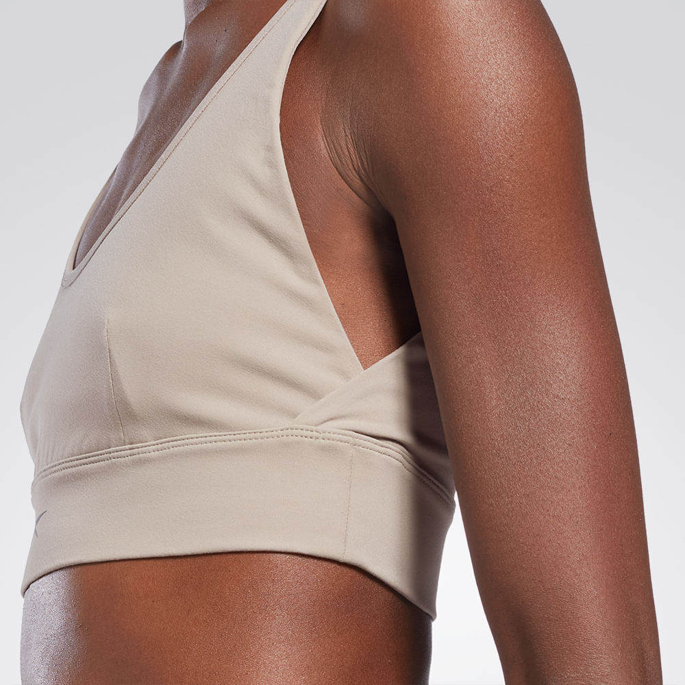 Top Reebok Treino Baixo Impacto Minimalista Feminino