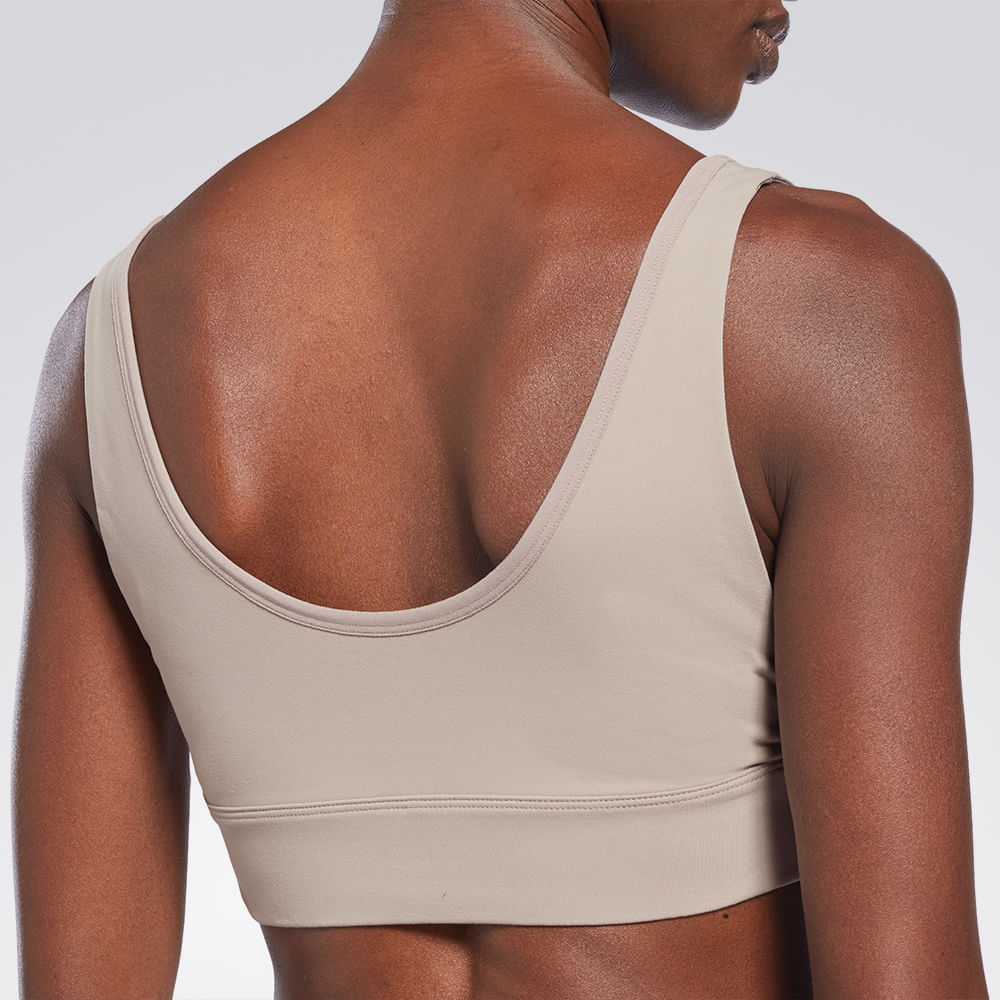 Top Reebok Treino Baixo Impacto Minimalista Feminino