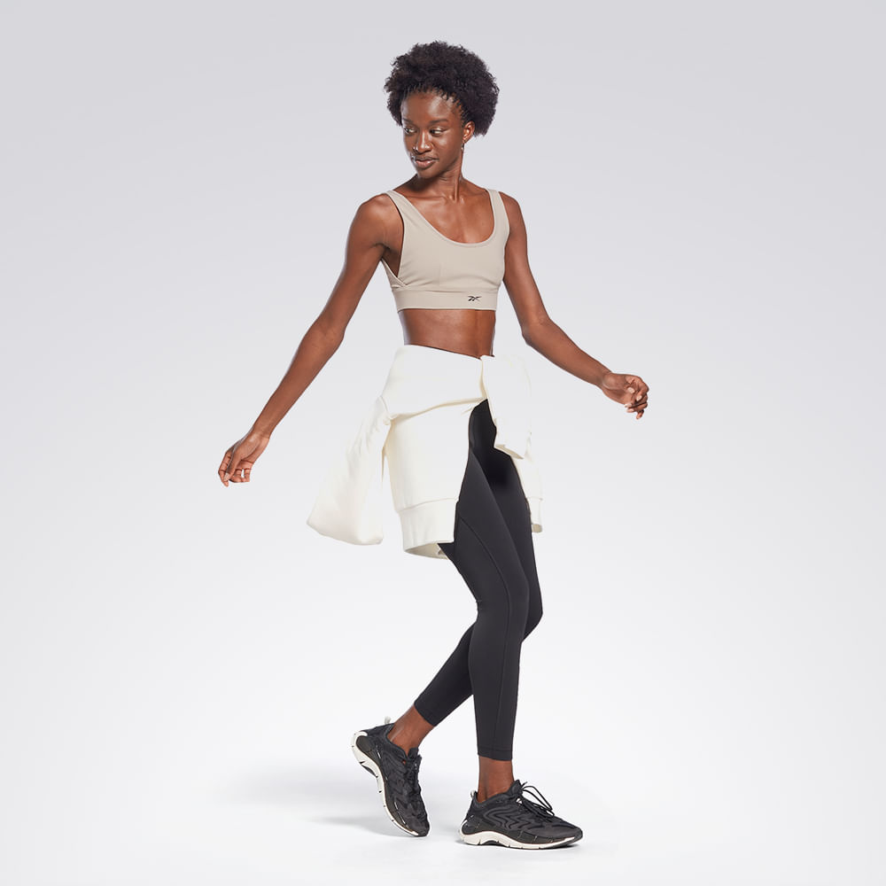 Top Reebok Treino Baixo Impacto Minimalista Feminino
