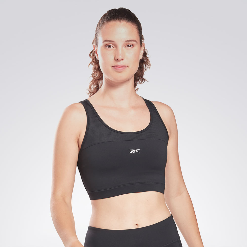 Top Reebok Treino Baixo Impacto Workout Mesh Feminino