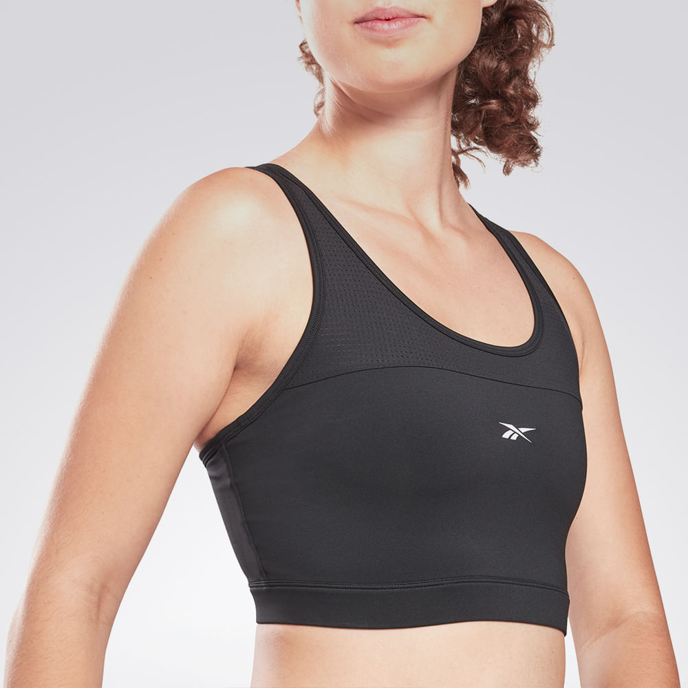 Top Reebok Treino Baixo Impacto Workout Mesh Feminino