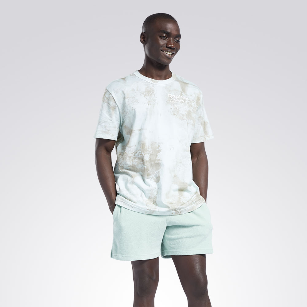 Camiseta Reebok Classics Sr Aop Graphic Unissex