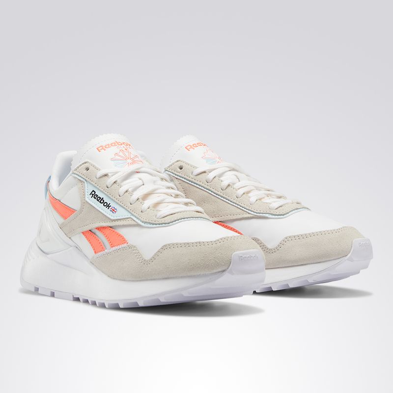 Tenis reebok classic hot sale leather branco feminino