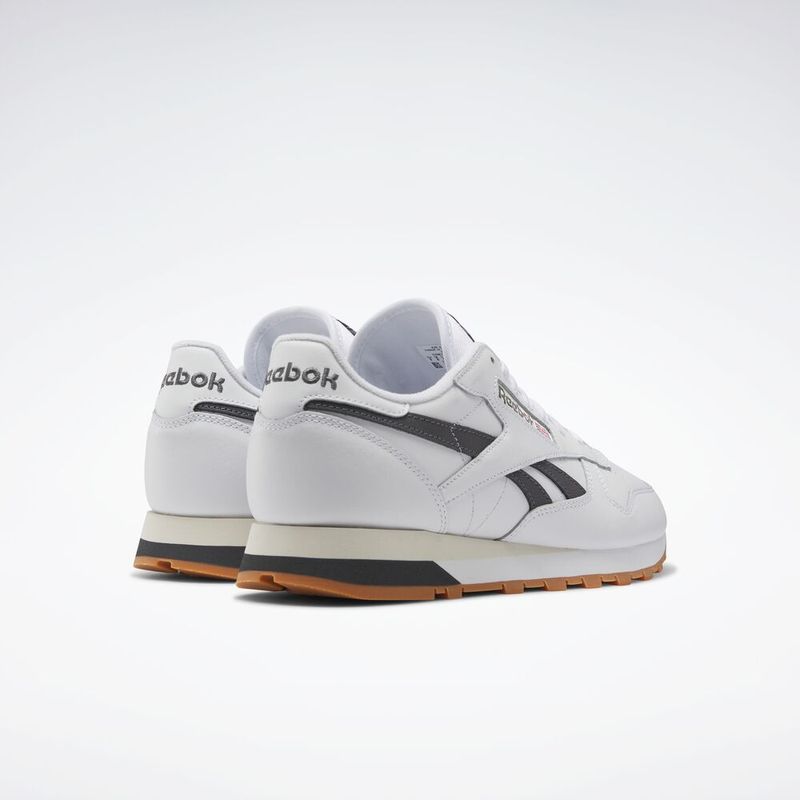 Tenis Reebok Brasil - Reebok Classic Leather Masculino Branco/Luz Cinzentas