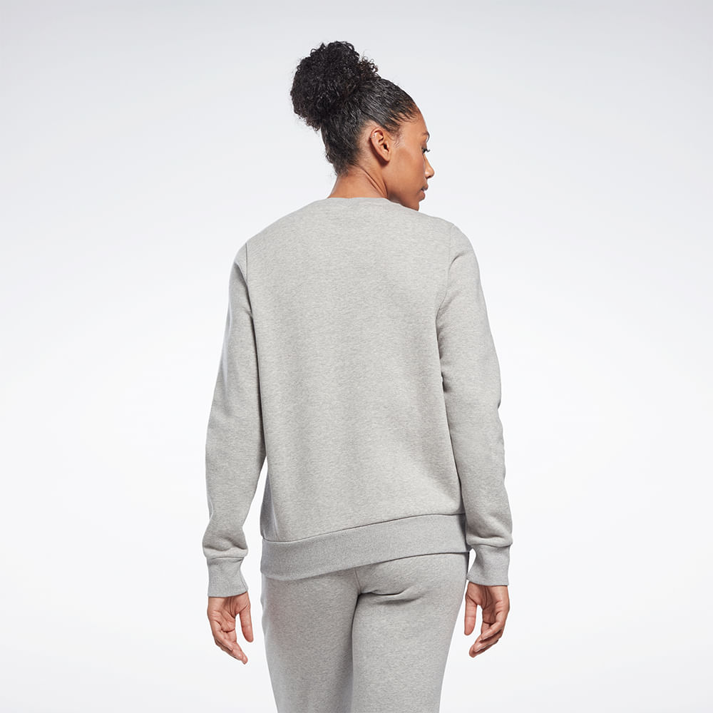 Blusa Reebok RI BL Fleece Crew Feminino