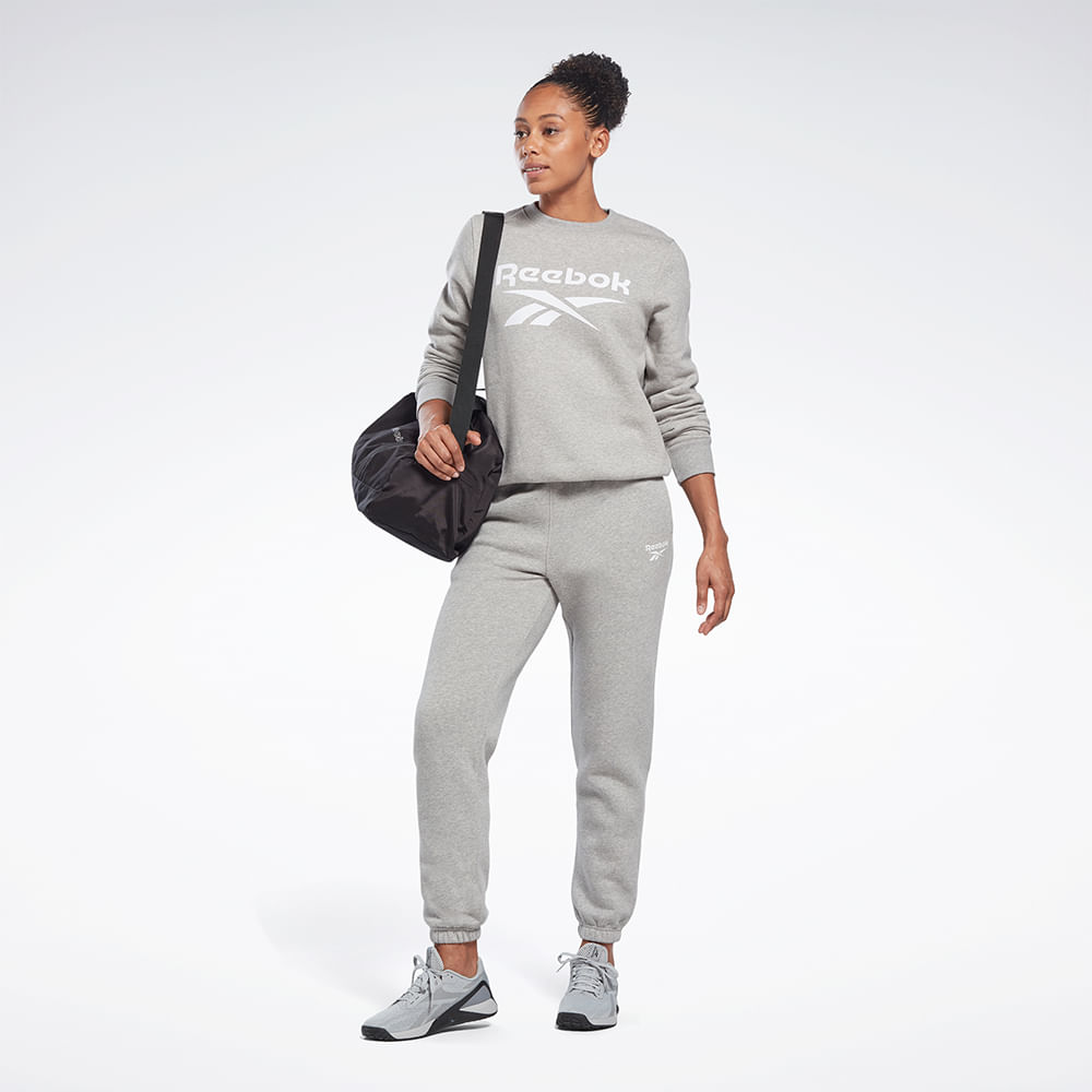 Blusa Reebok RI BL Fleece Crew Feminino