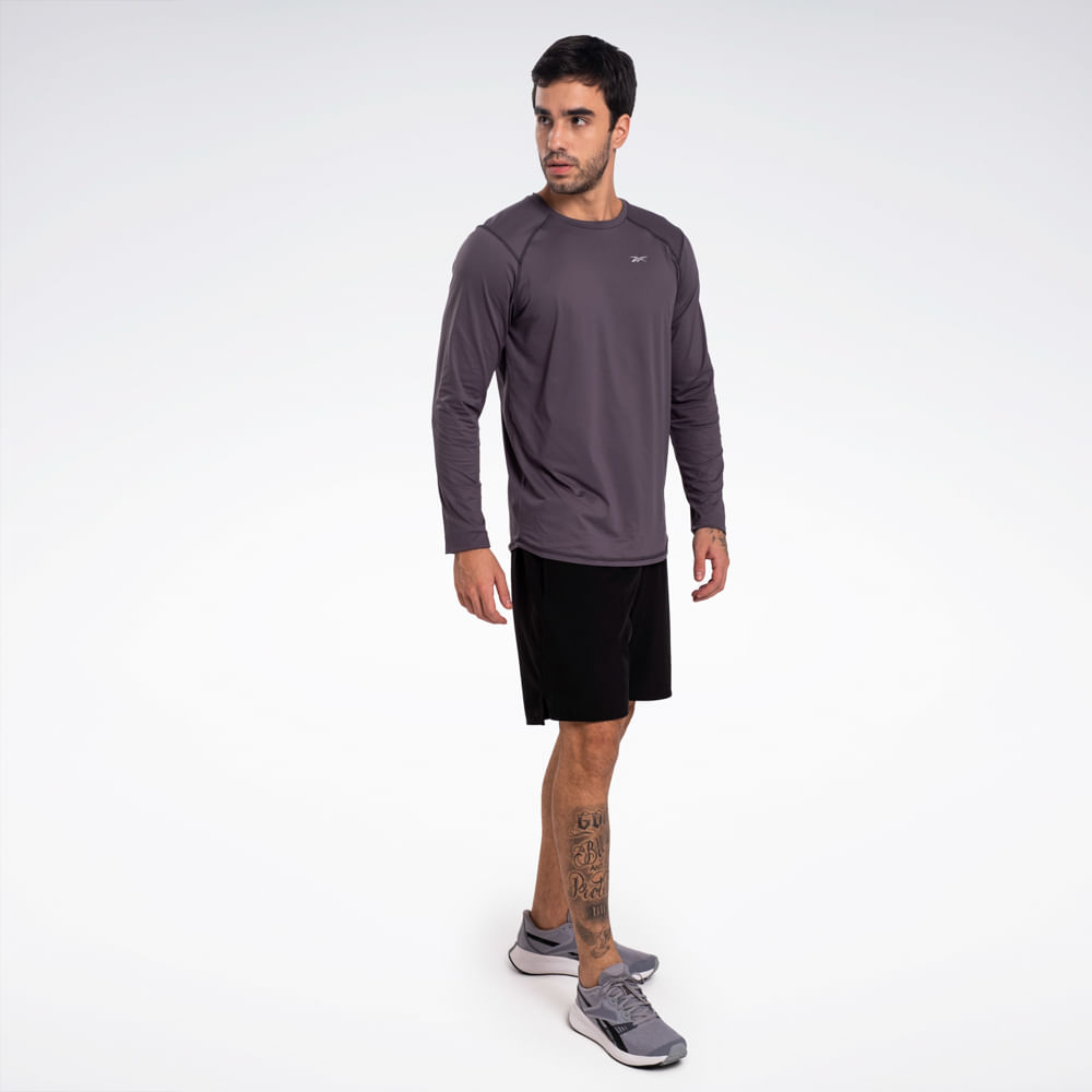 Camiseta Reebok Impact Manga Longa Masculina