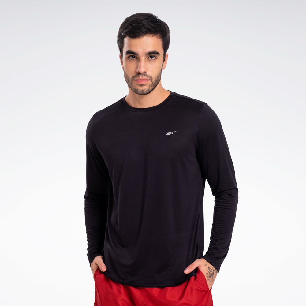 Camiseta Reebok Utility Manga Longa Masculina