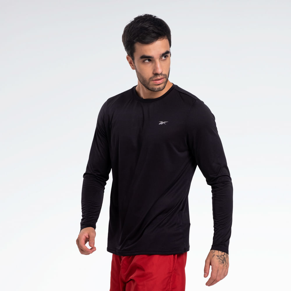 Camiseta Reebok Utility Manga Longa Masculina