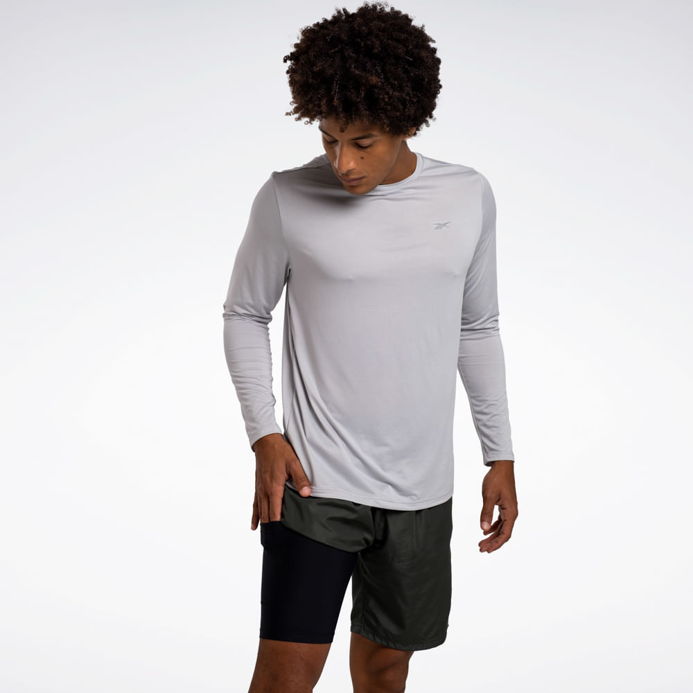 Camiseta Reebok Utility Manga Longa Masculina