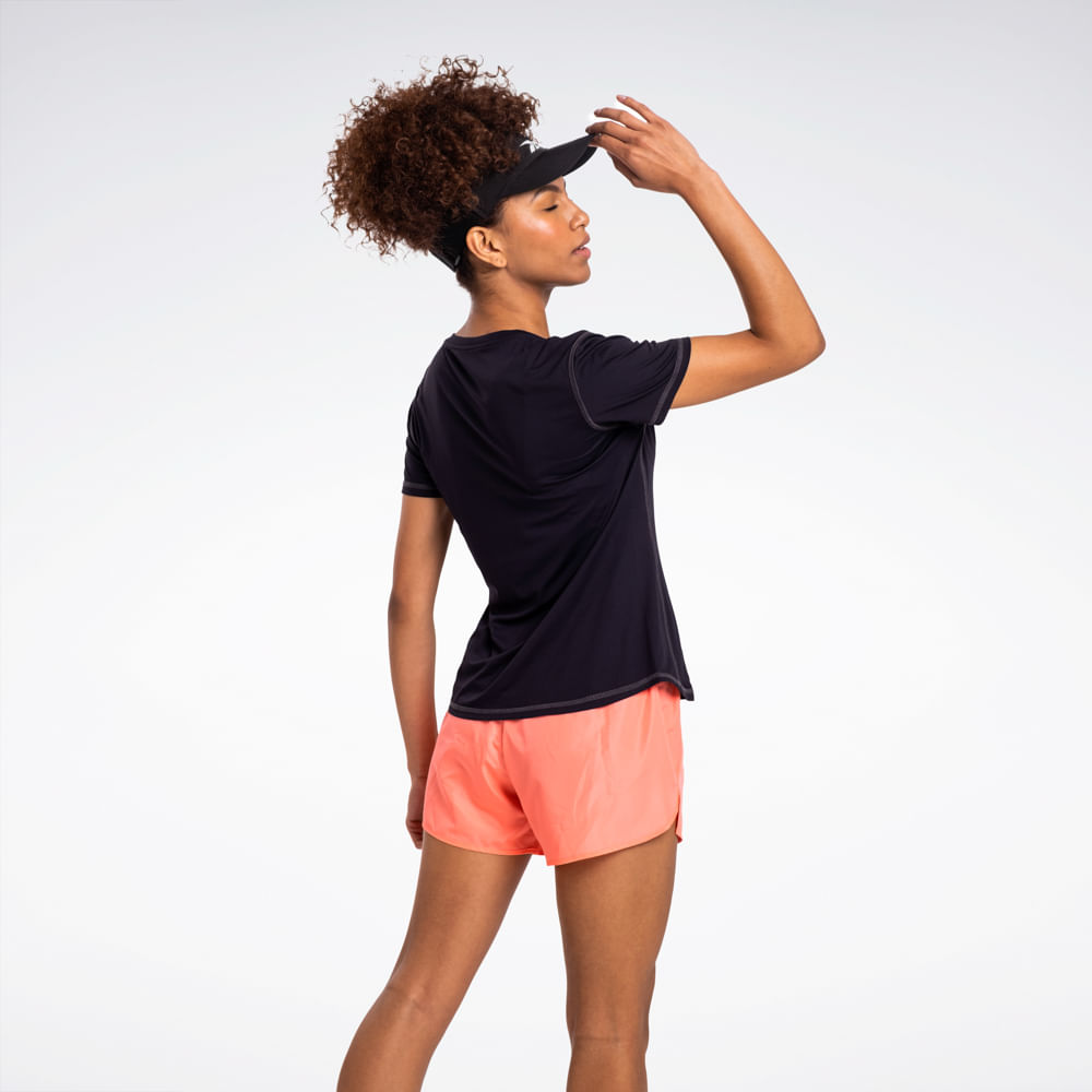 Camiseta Reebok Impact Print Manga Curta Feminina