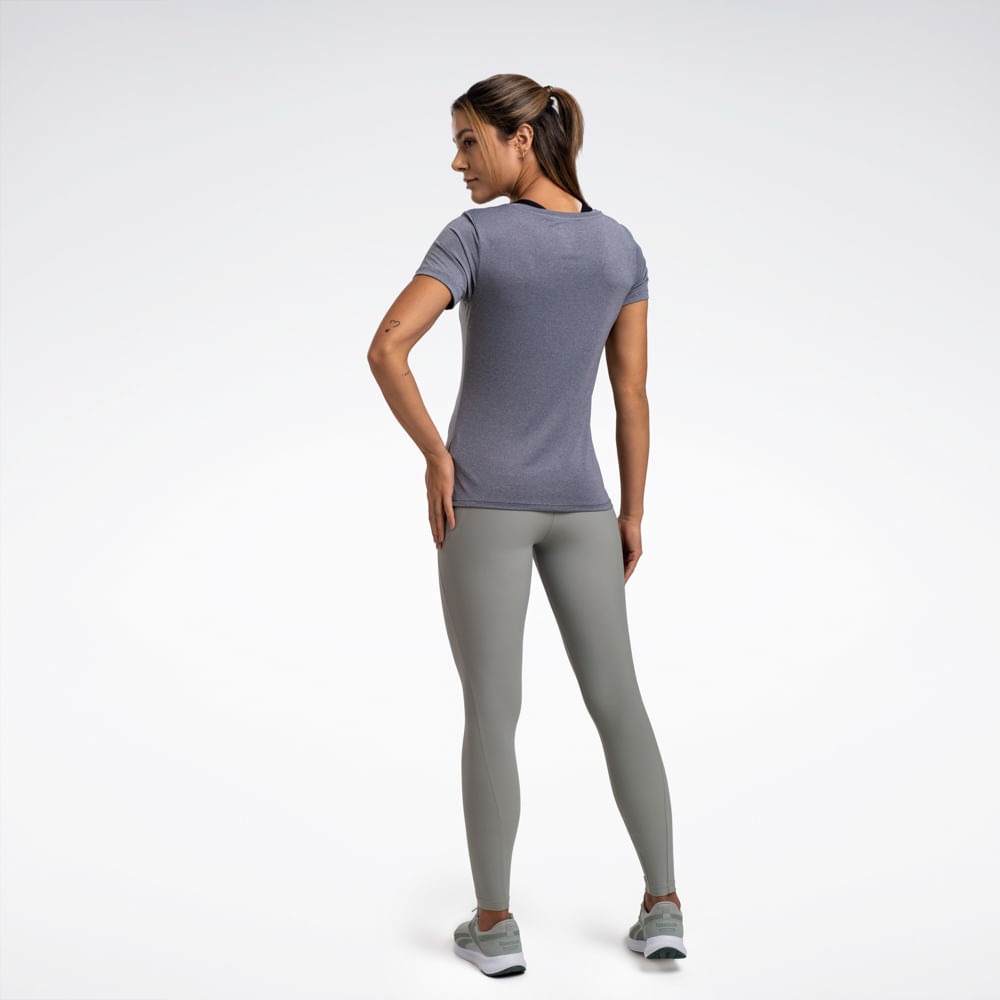 Camiseta Reebok Dynamic Manga Curta Feminina
