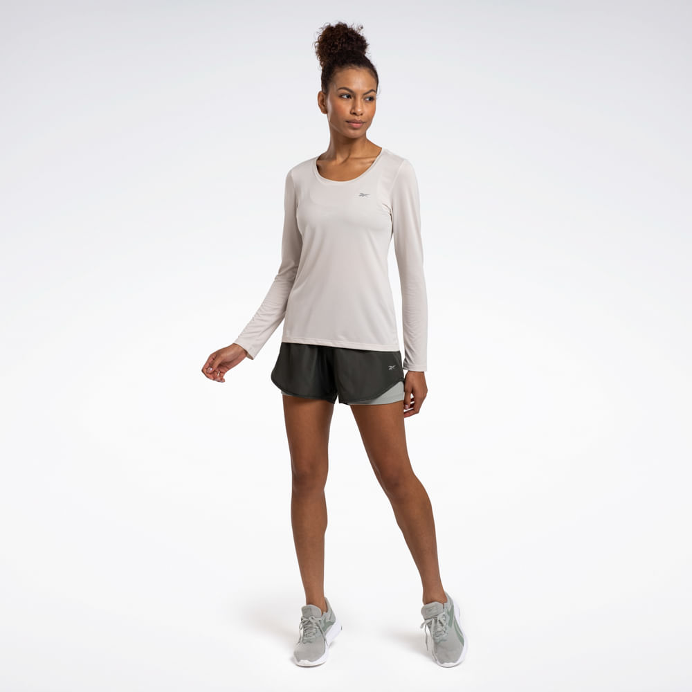 Camiseta Reebok Utility Manga Longa Feminina