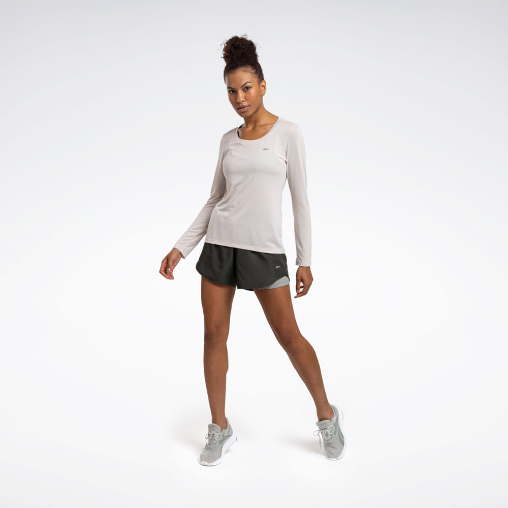 Camiseta Reebok Utility Manga Longa Feminina