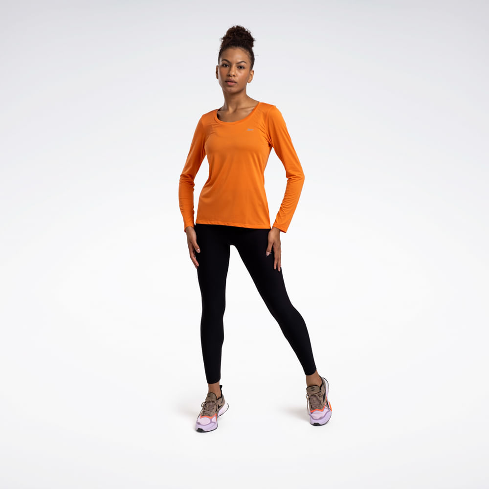 Camiseta Reebok Utility Manga Longa Feminina