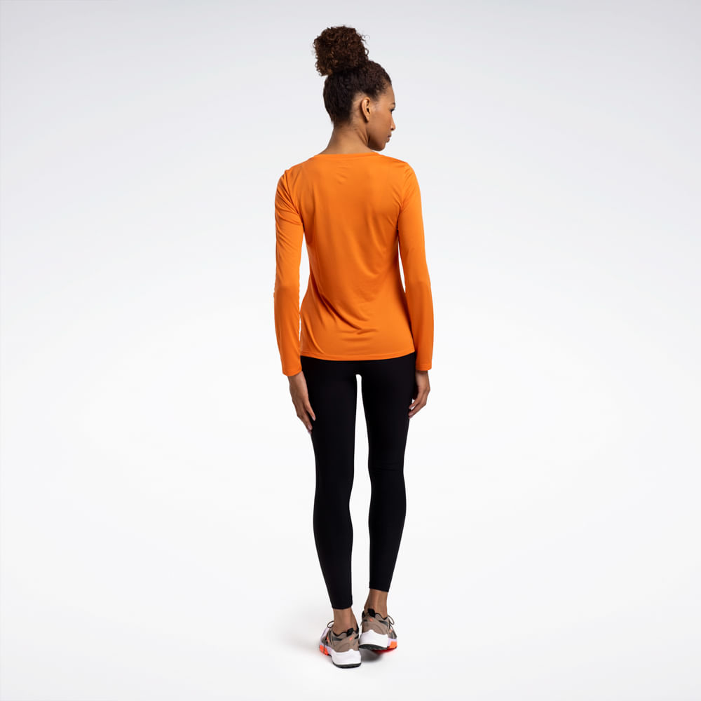 Camiseta Reebok Utility Manga Longa Feminina