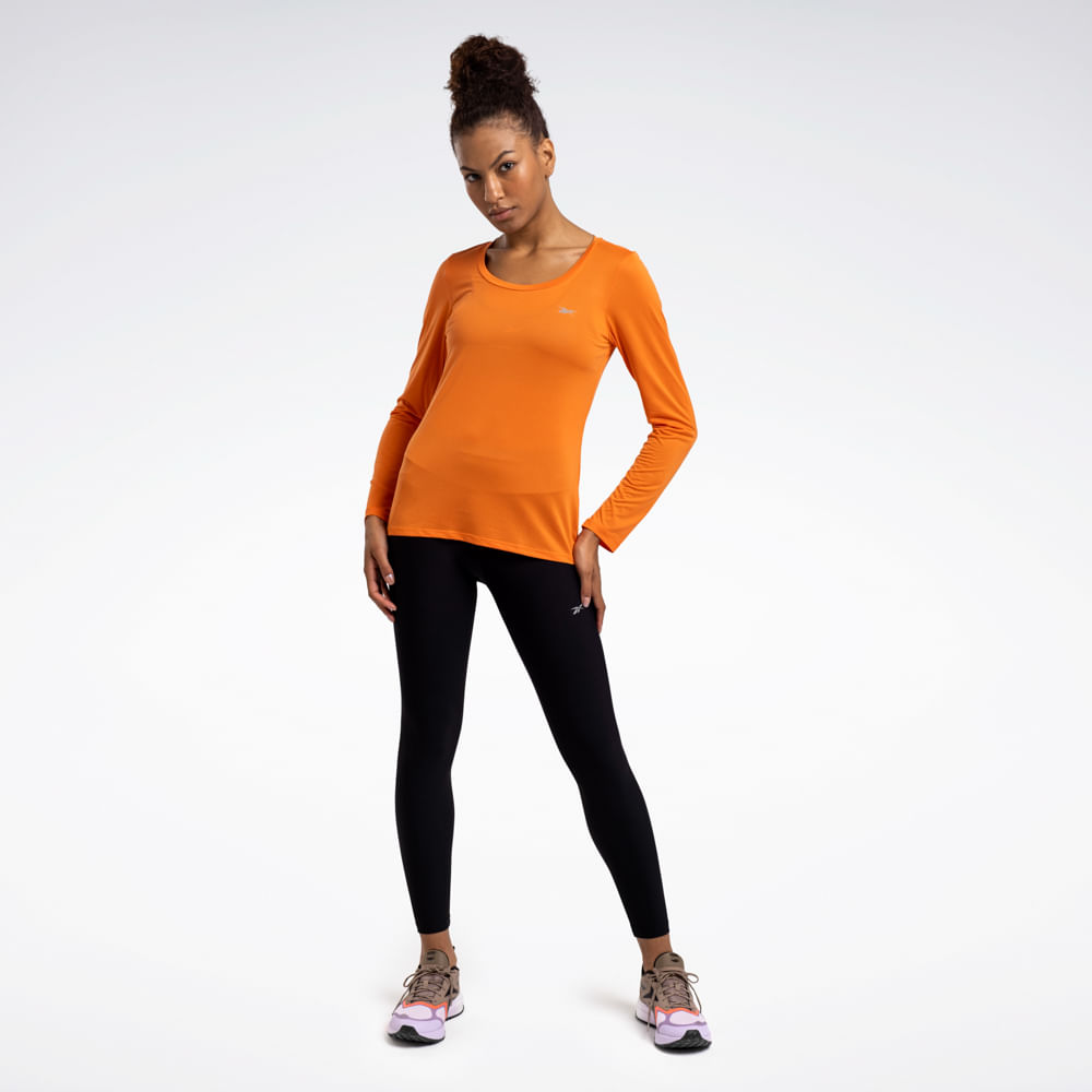 Camiseta Reebok Utility Manga Longa Feminina