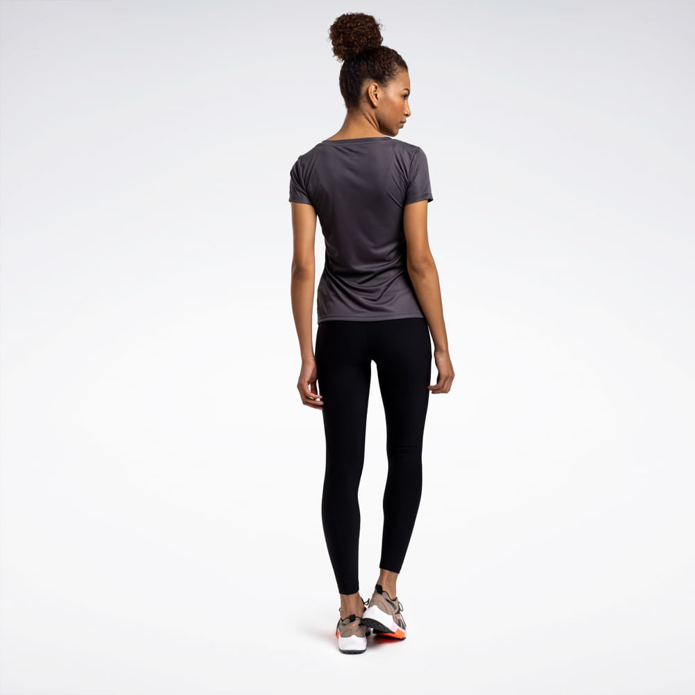 Camiseta Reebok Utility Print Manga Curta Feminina