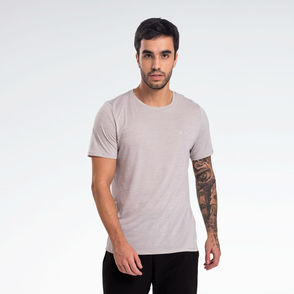 Camiseta Reebok Race Manga Curta Masculina