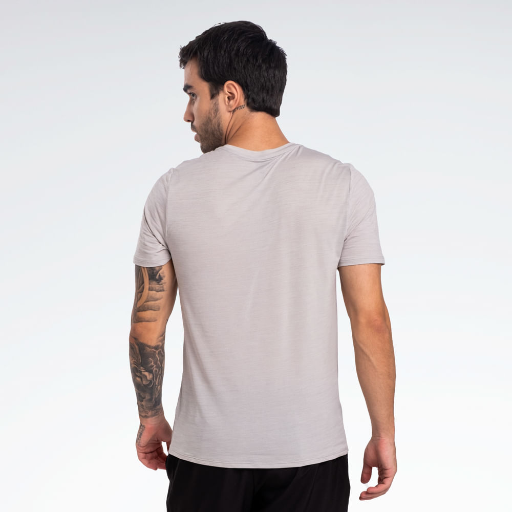 Camiseta Reebok Race Manga Curta Masculina
