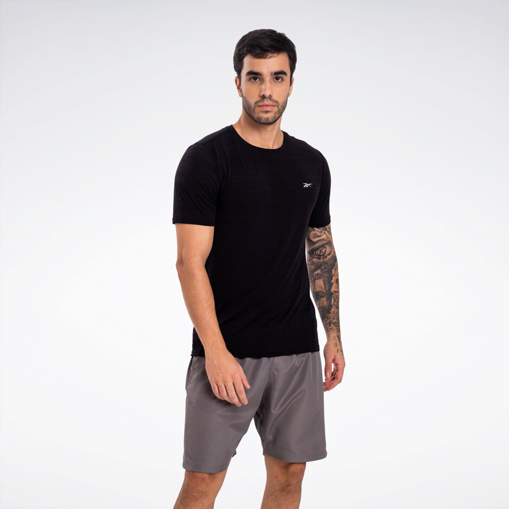 Camiseta Reebok Race Manga Curta Masculina