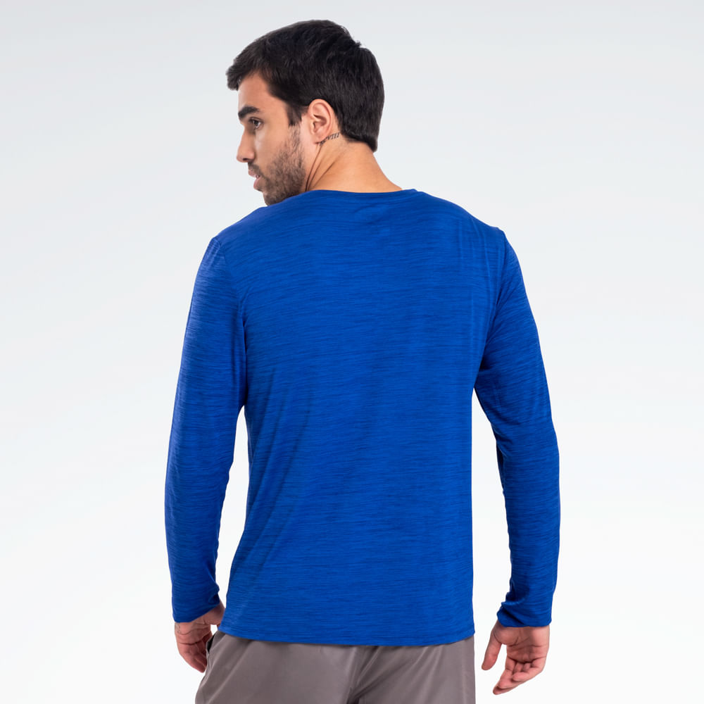 Camiseta Reebok Race Manga Longa Masculina