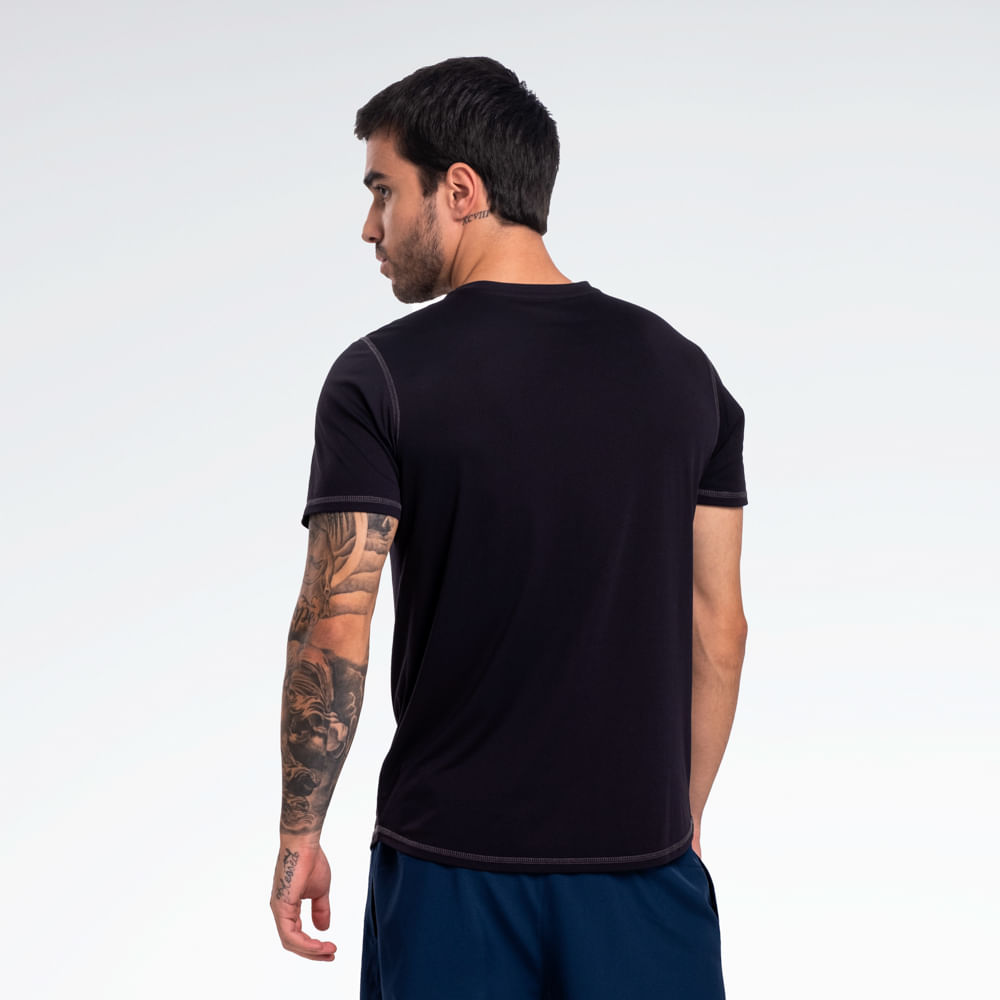 Camiseta Reebok Impact Print Manga Curta Masculina