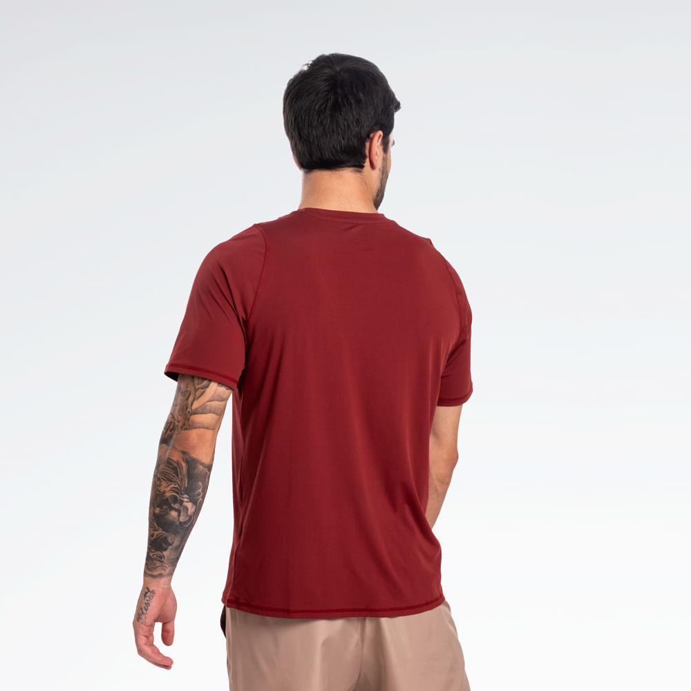 Camiseta Reebok Agile Manga Curta Raglan Masculina