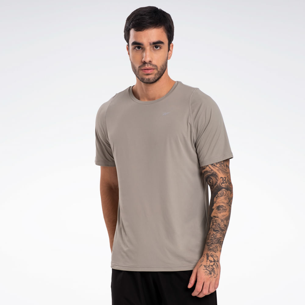 Camiseta Reebok Agile Manga Curta Raglan Masculina