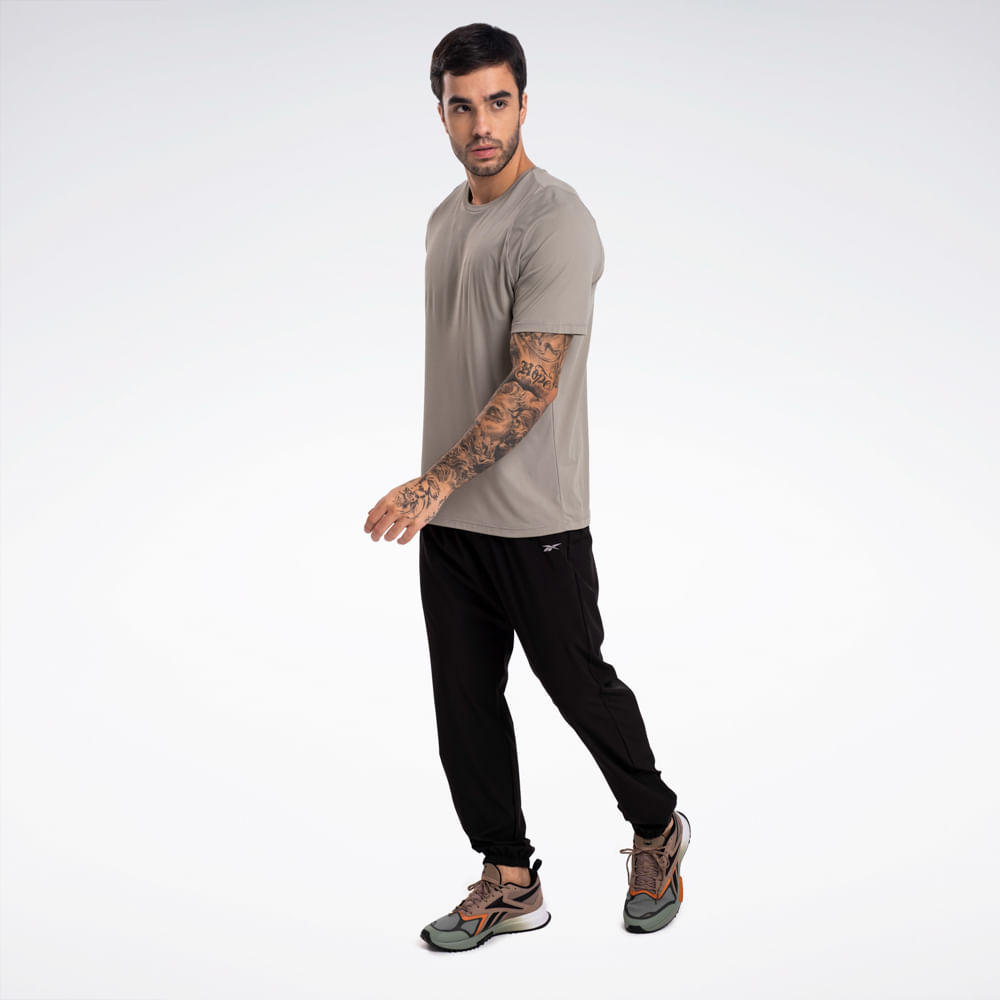 Camiseta Reebok Agile Manga Curta Raglan Masculina