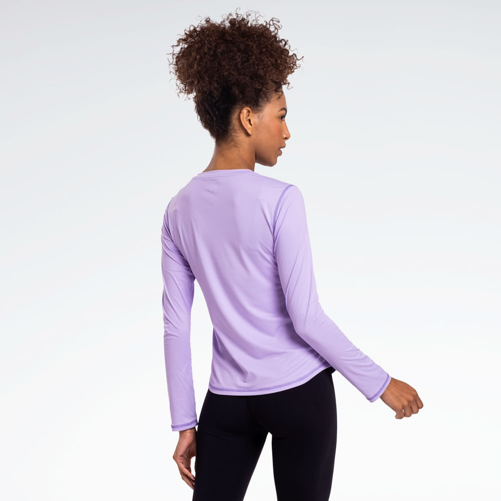 Camiseta Reebok Impact Manga Longa Feminina