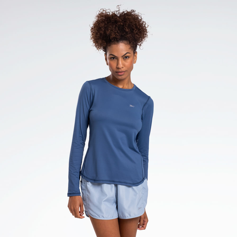 Camiseta Reebok Impact Manga Longa Feminina