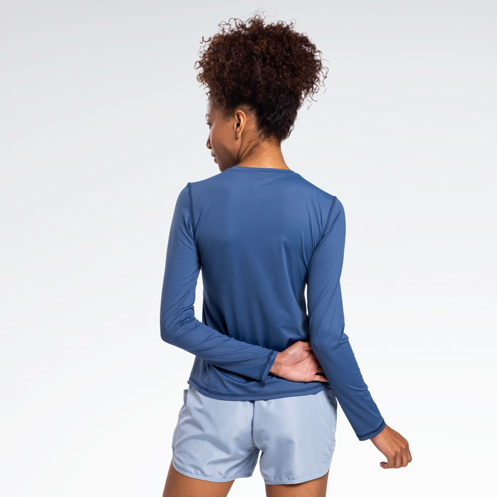 Camiseta Reebok Impact Manga Longa Feminina