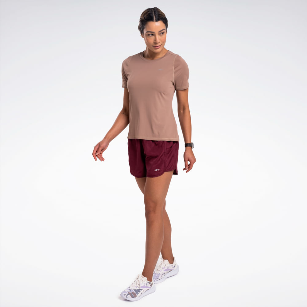 Camiseta Reebok Agile Manga Curta Raglan Feminina