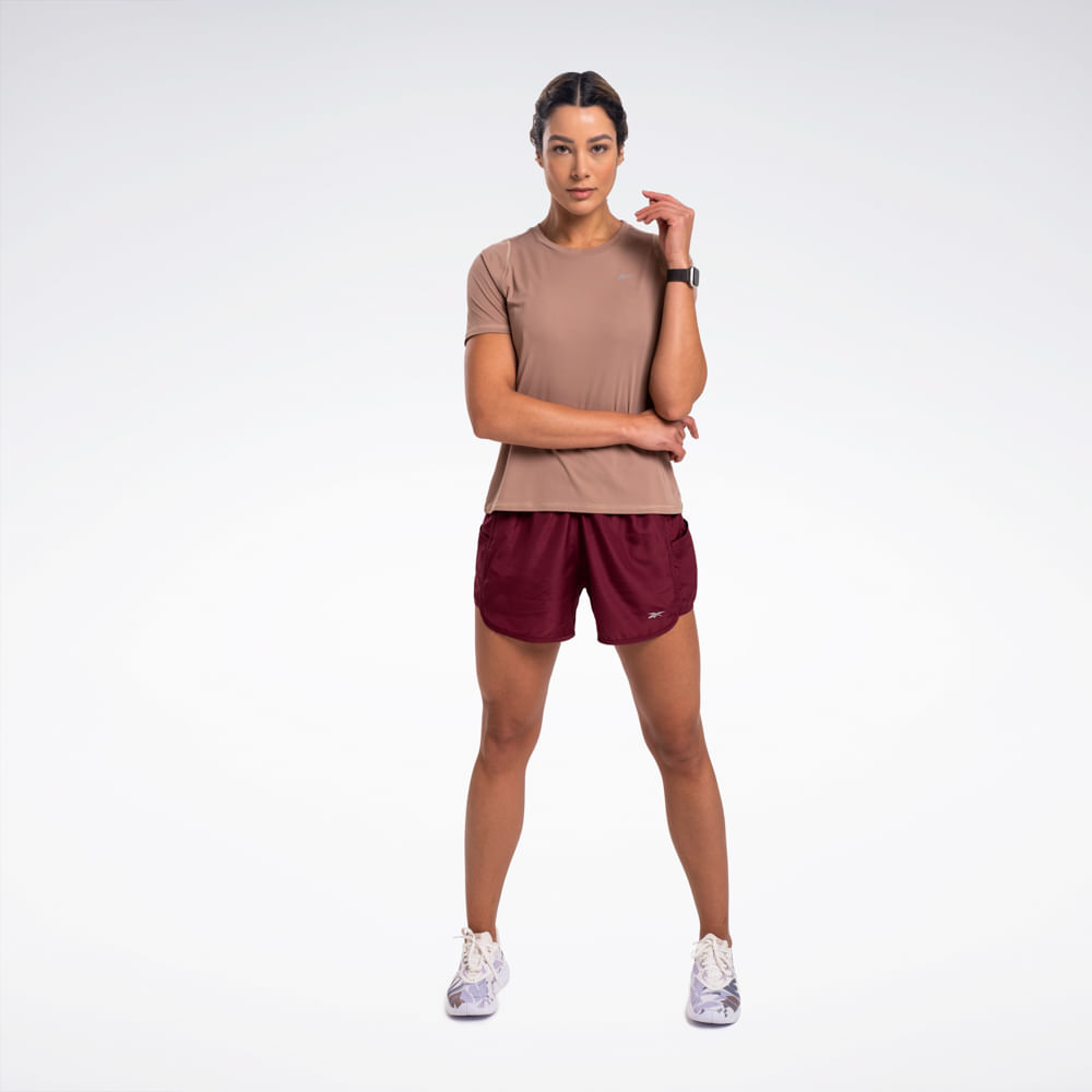 Camiseta Reebok Agile Manga Curta Raglan Feminina