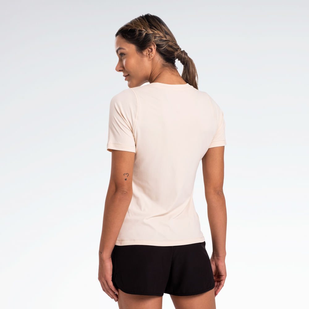 Camiseta Reebok Agile Manga Curta Raglan Feminina