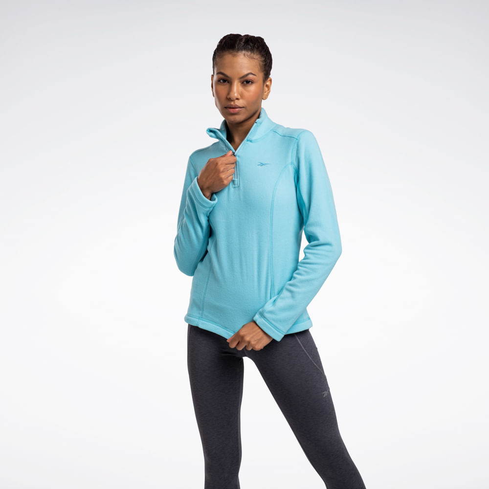 Jaqueta Reebok Athletic 1/2 Zip Feminino