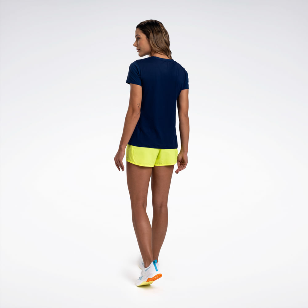 Camiseta Reebok Athletic Manga Curta Feminina
