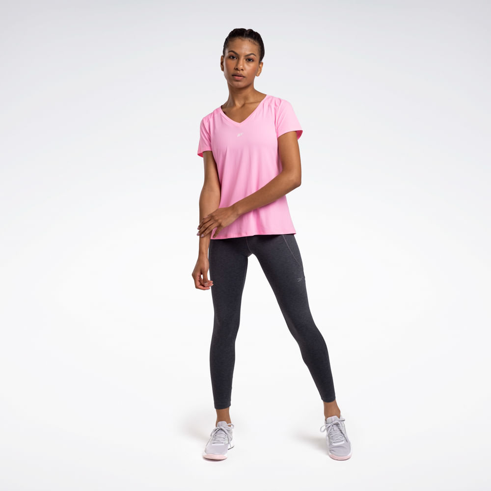 Camiseta Reebok Athletic Manga Curta Feminina