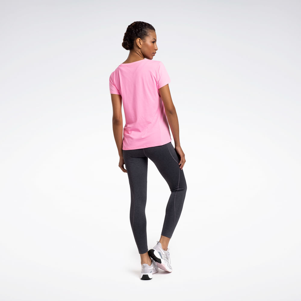 Camiseta Reebok Athletic Manga Curta Feminina