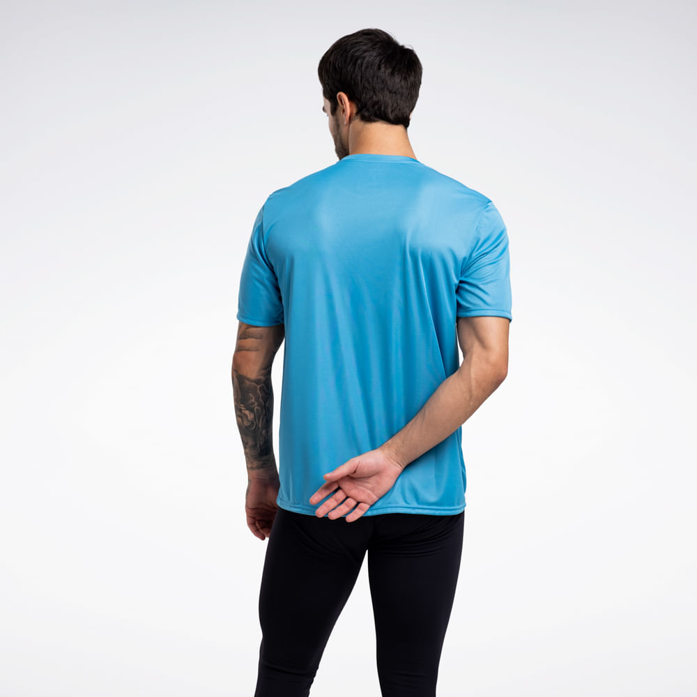 Camiseta Reebok Functional Print Manga Curta Masculina