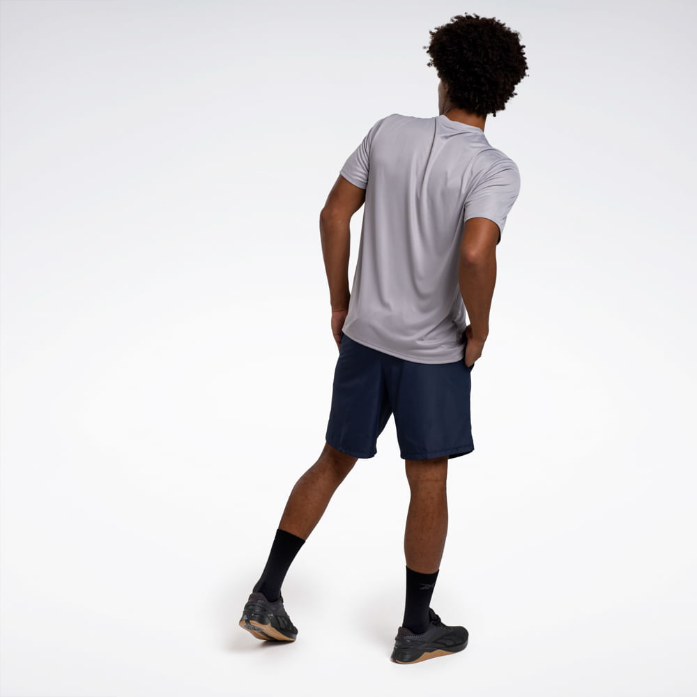 Camiseta Reebok Functional Print Manga Curta Masculina